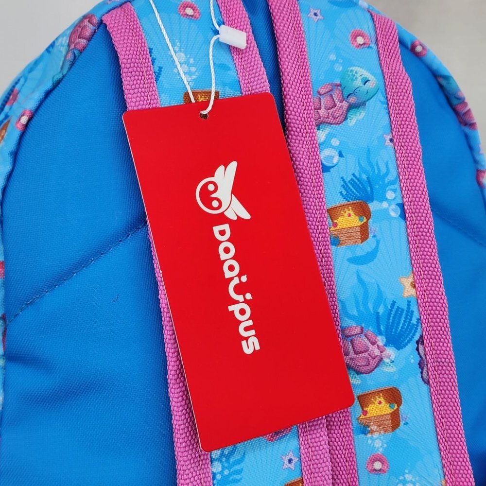 Toddler Girls Blue Mermaid Backpack NWT - Picture 7 of 7